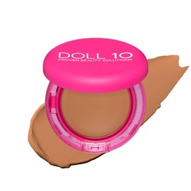 Doll 10 Peptide Bounce Balm Foundation™ – Hydrating, Age-Defying Foundation for Older Women, All Skin Types – Vegan, Clean, Natural, Medium Buildable Coverage, Blurs Fine Lines - [Tan]