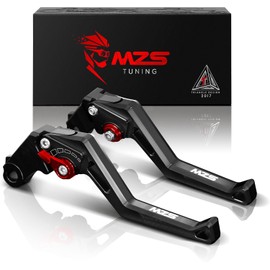 MZS Black Motorcycle Clutch Brake Levers Short Adjustable Compatible with GSX8S GSX-8S 2023-2025 / V-Strom 800 DL800 DL800DE VSTROM 2023-2025