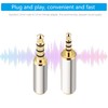 PASOW 3.5mm Male to 2.5mm Female/2.5mm Male to 3.5mm Female