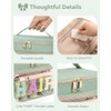 Travel Makeup Organizer, Compact Lightweight Accessory for Travel and Daily
