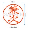 シャチハタ 印鑑 ハンコ ネーム9 XL-9 印面9.5ミリ 兼次