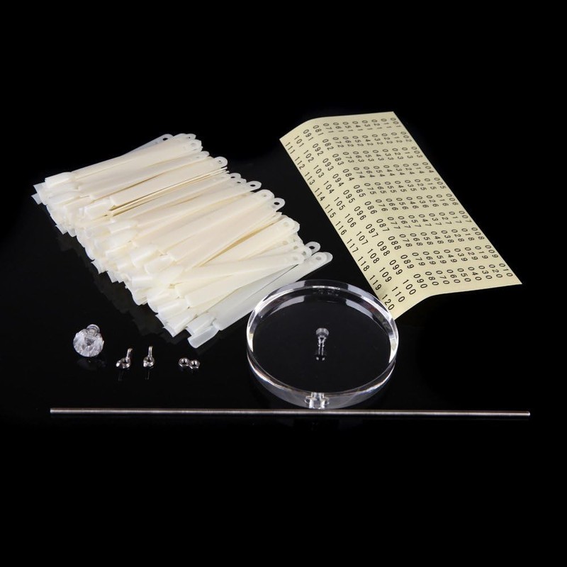 Yimart 120 Sticks Nail Art Color Chart Display Stand Spiral