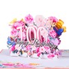3D Birthday Card for 100th Birthday, Pop Up Card for