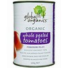 Global Organics Whole Peeled Tomatoes Organic 400g