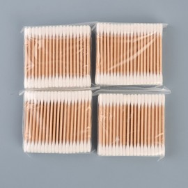 Sellitem Cooperative Wood Cotton Swabs 400P, Elife Wood Cotton Swabs, 100% Cotton Swabs