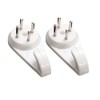 Merriway BH00092 Large 40 mm (1.1/2 Inch) White Nylon Non-Trace