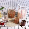 High Borosilicate Glass Measuring Cup-V-Shaped Spout，Glass Measuring Beaker for Kitchen