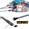 Eyech Flex Shaft Adapter Attachment Flexible Drill Shaft Extension keyless