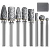 8Pcs Carbide Burr Set Cut Carbide Rotary Burr Set Sturdy