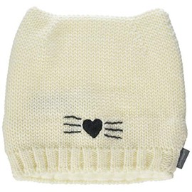Sterntaler Girls' Knitted Hat, Beige (Ecru)