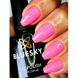 Bluesky Gel-Nagellack Pink Fantasy Bright Pink DENCE NAIL DC50 UV LED Soak-Off, 10 ml