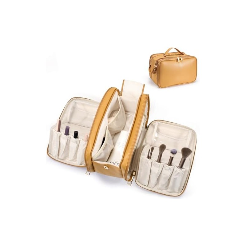 Travel Makeup Organizer, Compact Lightweight Accessory for Travel and Daily