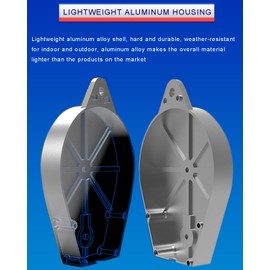 Bucamao 66FT Self Retracting Lifeline, Fall Protection Steel Wire SRL, Aluminum Housing Safety Retractable Lanyard, PPE Roofing Gear