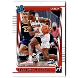 2022-23 Panini Chronicles Draft Picks Donruss Rated Rookies #3 Bennedict Mathurin Arizona Wildcats RC Rookie Basketball Trading Card