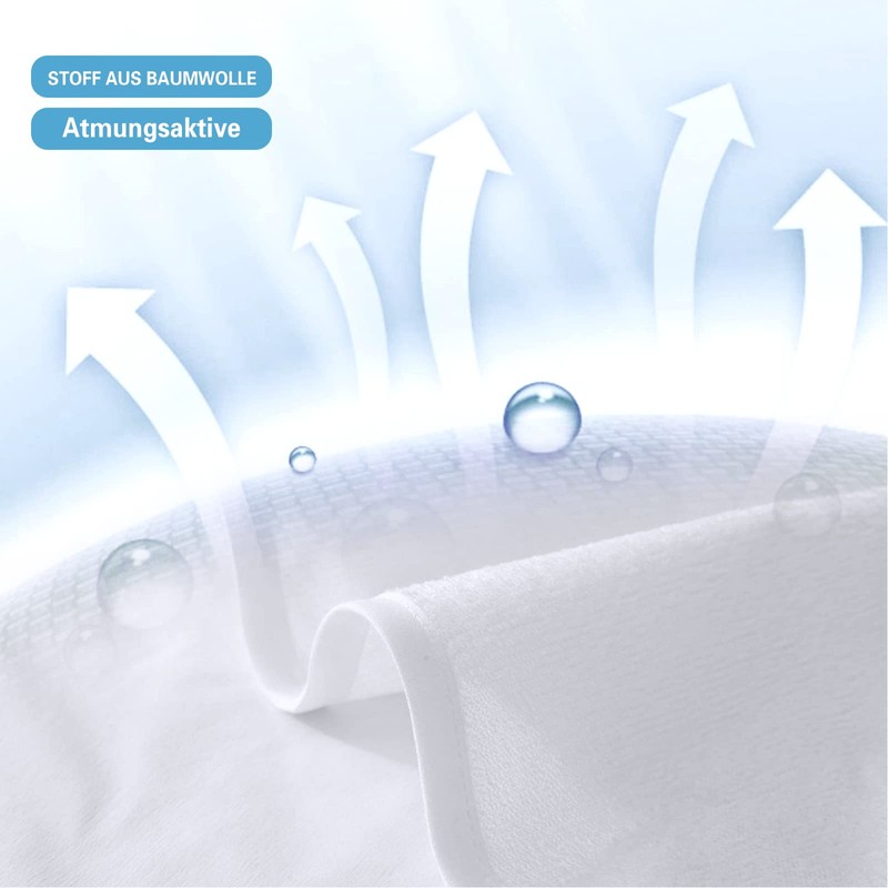 Beedsooth Baby Waterproof Mattress Protector, 140 x 200 cm, Breathable