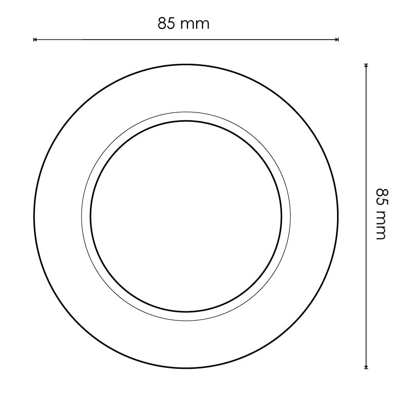 VoltShine Road LED Downlight Ring Set (3 Pieces) in Sophisticated