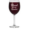 Wine Glass Blood Of My Enemies Funny (Stemmed, 10oz)