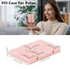 FYY Daily Pill Organizer, 7 Compartments Portable Pill Case Travel