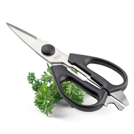 TableCraft 10995 PerfectGrip Kitchen Shears, Stainless Steel 420, Multi-Purpose Prep Tool with Built-in Handle Features, One Size, Silver, Dishwasher Safe, NSF Listed