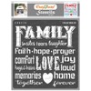 CrafTreat Family Stencils for Painting on Wood, Canvas, Paper, Fabric,