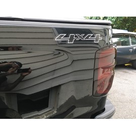 Decal Mods 4x4 Decal Replacement Sticker for Chevy Silverado (2014-2017) Bed Side Black Blackout (2014-2018) Bedside (Set of 2) - FBLK | FG7E1