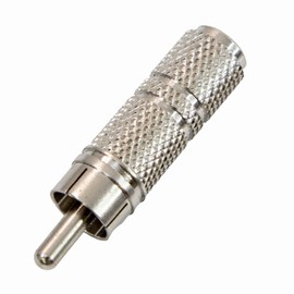 1 x Audio Converter Plug 3.5mm Mono Jack to RCA Pin Plug