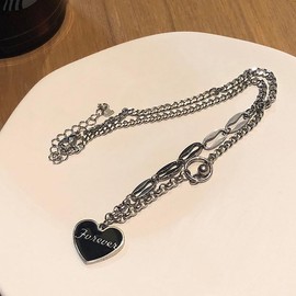 DACKLOONG Elegant Love Heart Pendant Necklace for Women -Gift for Mother, Daughter, Wife, or Girlfriend with White Gift Box