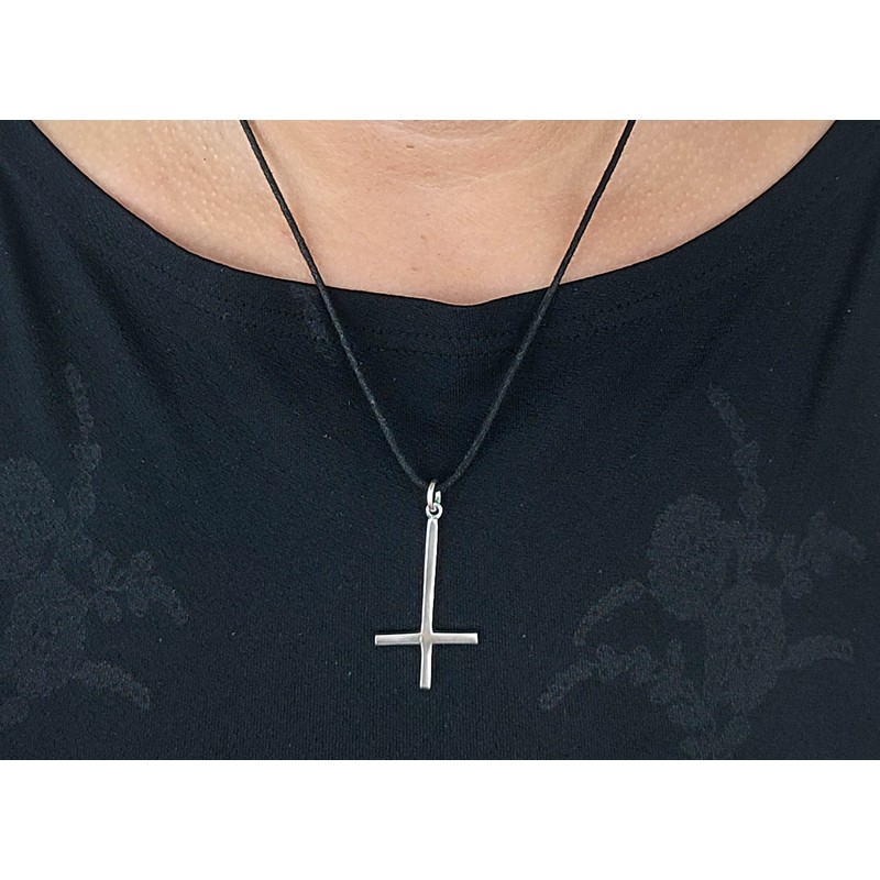 925 Sterling Silver Cross Pendant With Necklace 45 – 65