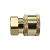 BesNPT 2 Pcs Brass Pressure Washer Coupler,1/4" Quick Connect to