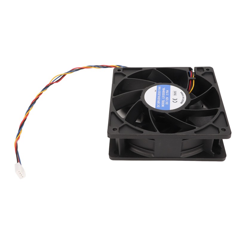 12cm Cooling Fan 120x38mm 6000rpm 12V 2.7A 4pin FG DC
