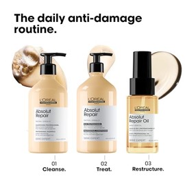 LOral Professionnel Paris Absolut Repair Aceite 10 en 1 Repara y protege el cabello daado  Proteccin trmica hasta 230C  Aporta nutricin, control de...