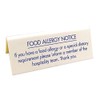 Food allergy Table Notice - [GM815]
