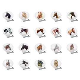 Horse Heads Equine Equestrian DECORATIVE Drawer Pulls Dresser KNOBS