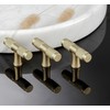 AITITAN 10 Gold Drawer Knobs - 50mm Single Hole Kitchen