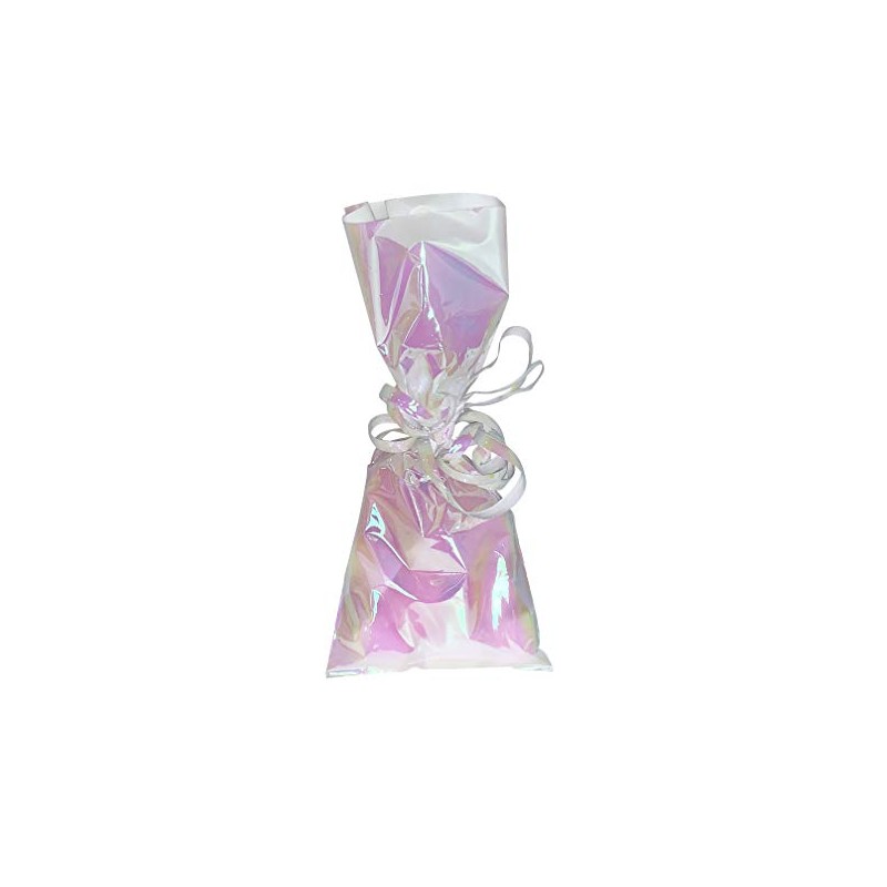 Creative Party PC336400 Pink Cello Bags with Twist Ties-10 Pcs