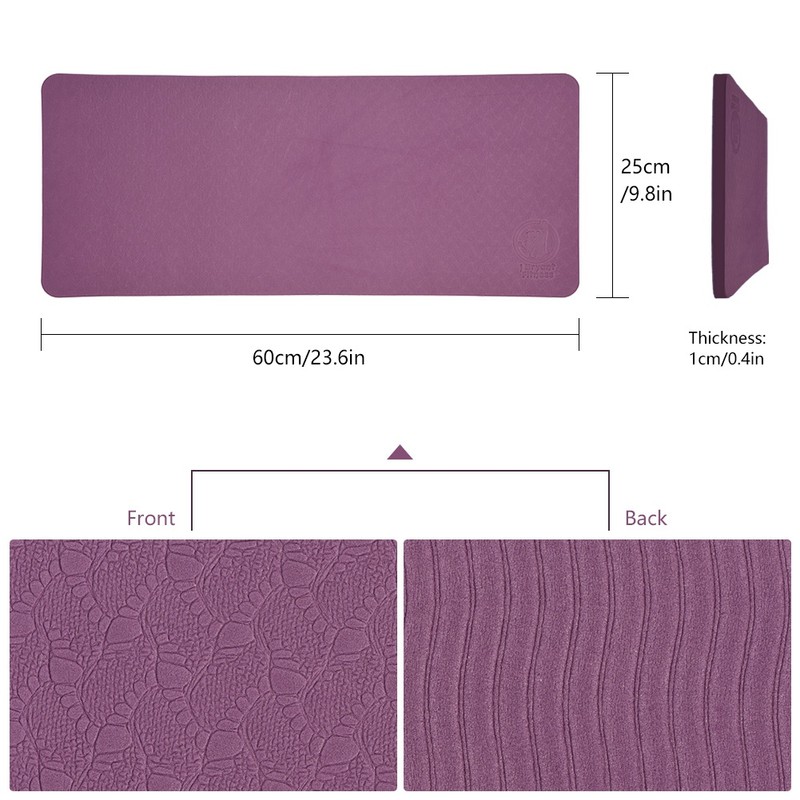 Yoga Knee Pad, 10mm Thick Large Fitness Exercise Elbow Pad