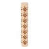 HARFINGTON Wood Clay Roller 4" Grass Pattern Rolling Pins Wood