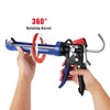 WORKPRO Caulking Gun, Adjustable Hand Caulk gun, No Dripping Regulating,
