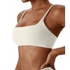 Comper Women's Sports Bras Wirefree Racerback Workout Bras Sexy Thin