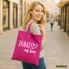 Huuraa Jute Bag Dubai My Love Gift 10 Litres Cotton
