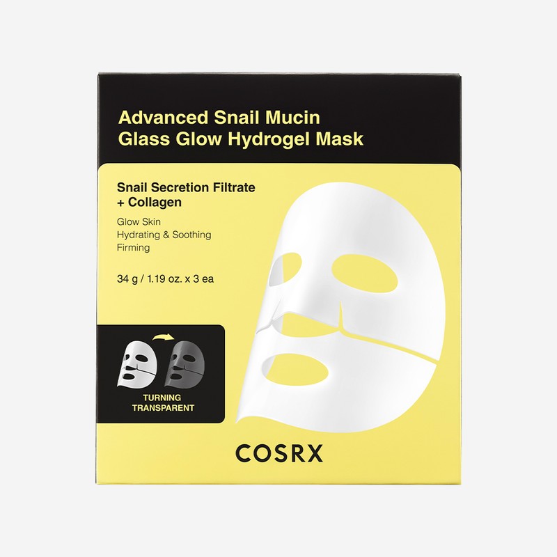 COSRX Advanced Snail Mucin Glass Glow Hydrogel Mask 34g (3