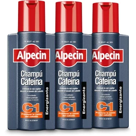 Alpecin Caffeine Shampoo C1 3 x 250ml for Men and Caffeine Treatment for Hair Loss Alpecin Shampoo for Hair Loss for Men