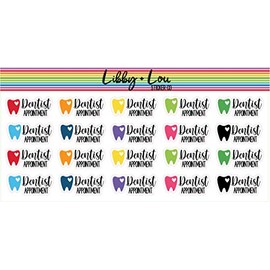 Dentist Appointment Planner Sticker | Libby and Lou Sticker Co