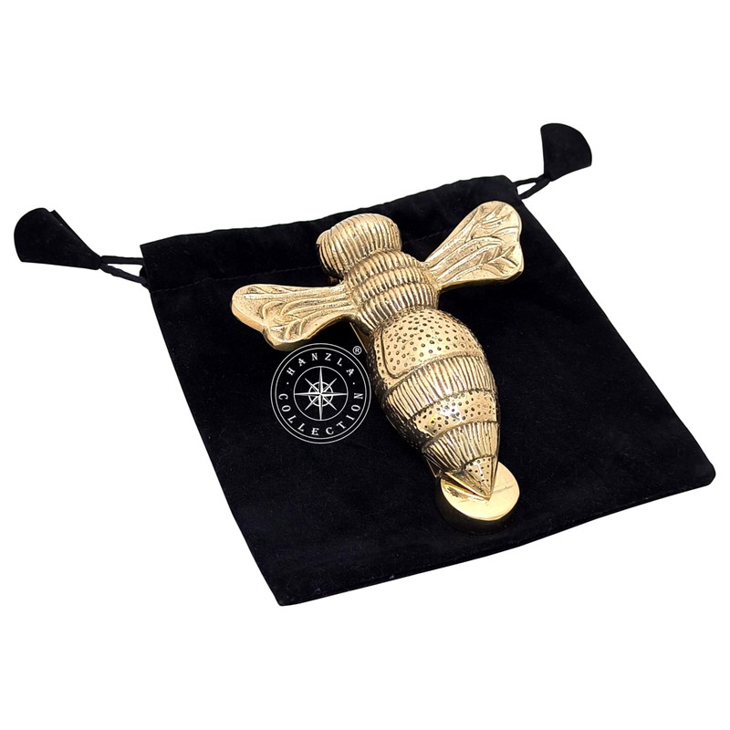 Handmade Brass Door Knocker for Front Door | Polished Solid