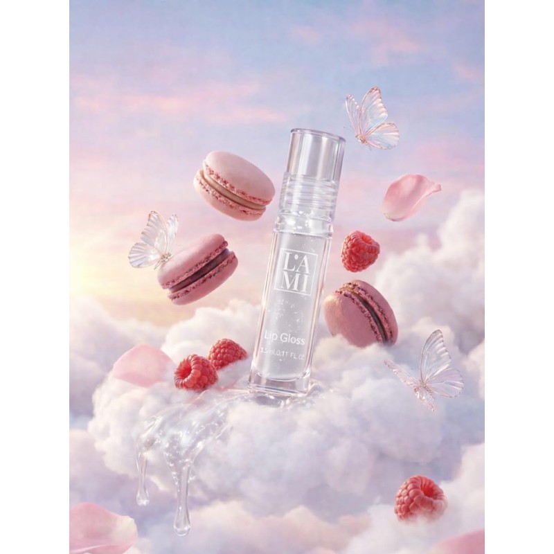 Lami Shimmer Gloss, High Gloss Lip Gloss, Moisturising Formula, Light