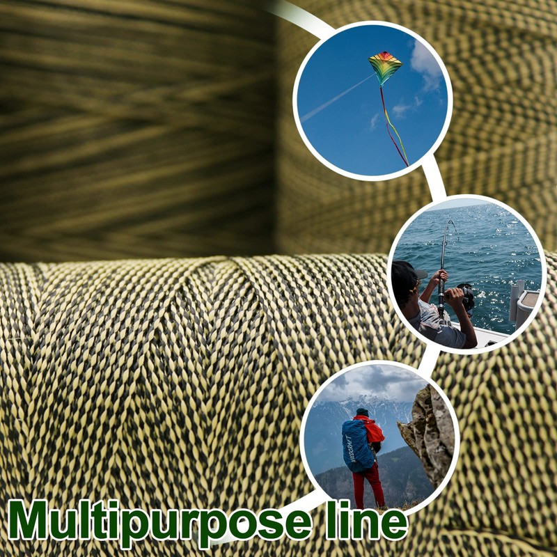 9KM DWLIFE Kevlar Cord Kevlar Line, High Strength, Abrasion Resistance,