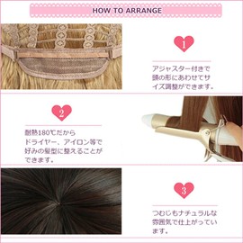 Cexin Women's Color Cosplay Wig, Full Wig, Straight, Long, 39.4 inches (100 cm), Event, Costume, School Festival