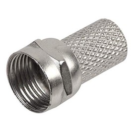 F Type Plug, 7.4MM, Twist ON, RF/Coax Connectors Qty X 1