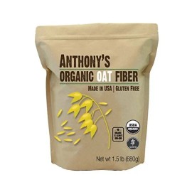 Orgánica Fibra De Avena De Anthony (1.5lb), Una Fibra Natura