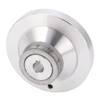 Lathe Handwheel 80mm Aluminum Alloy Hand Wheel with Crank Handle